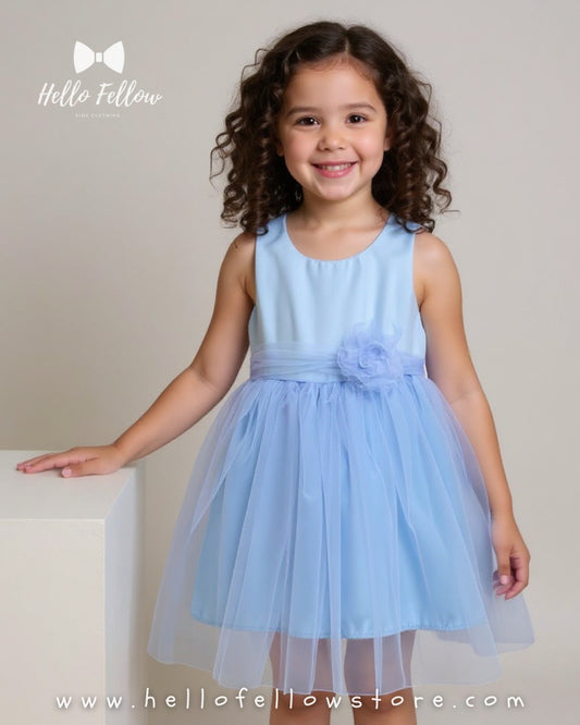 Ocean Breeze Sleeveless Party Dress