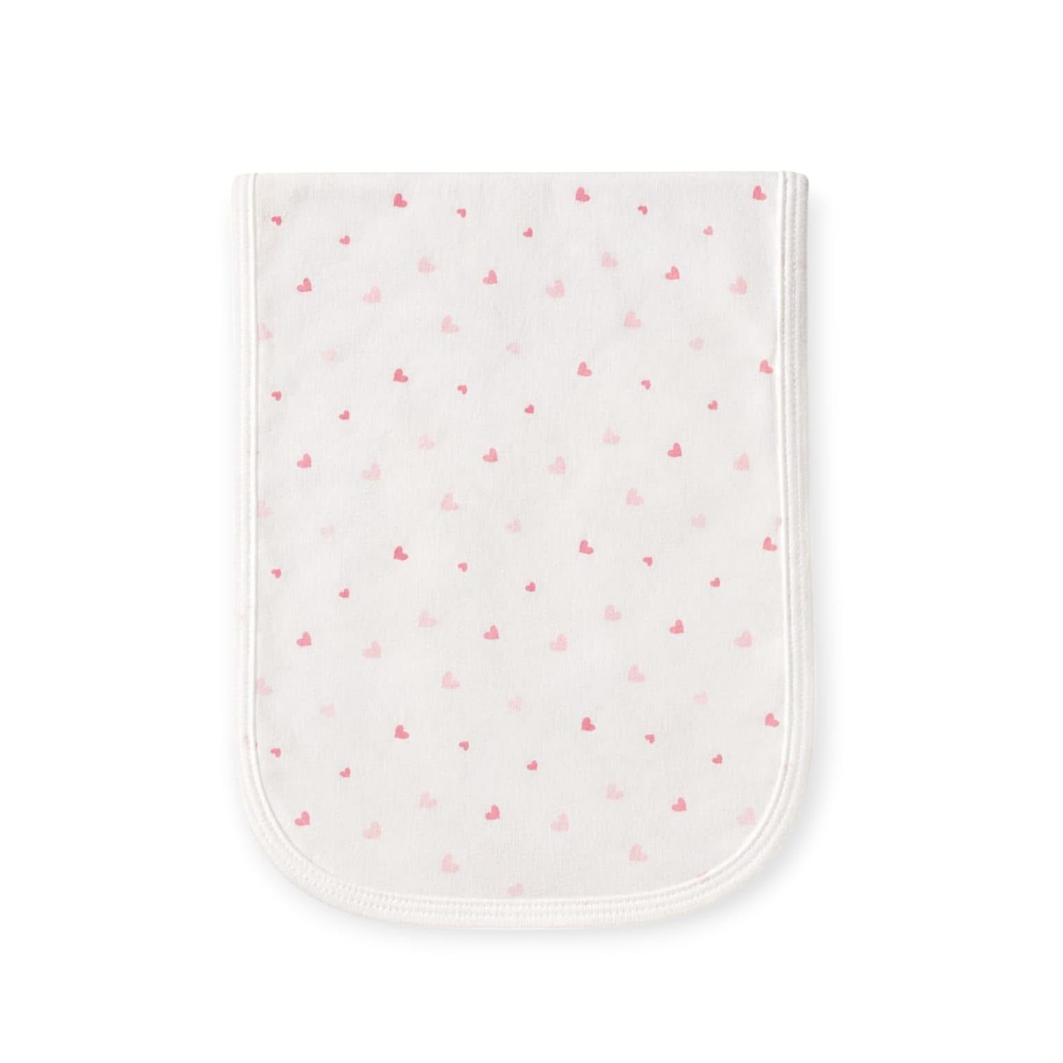 Burp Cloth - Pink Heart