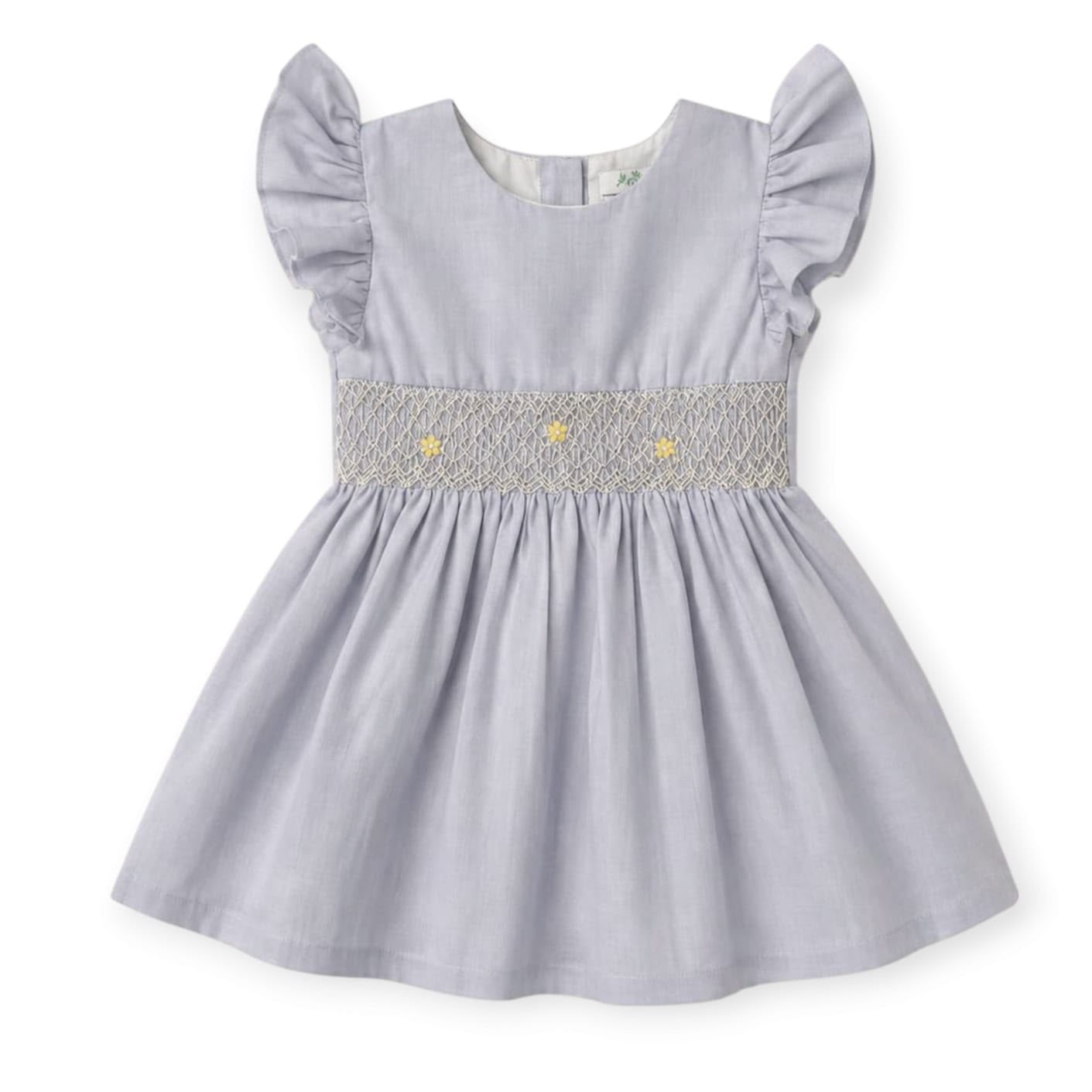 Smocked Dress - Sky Blue