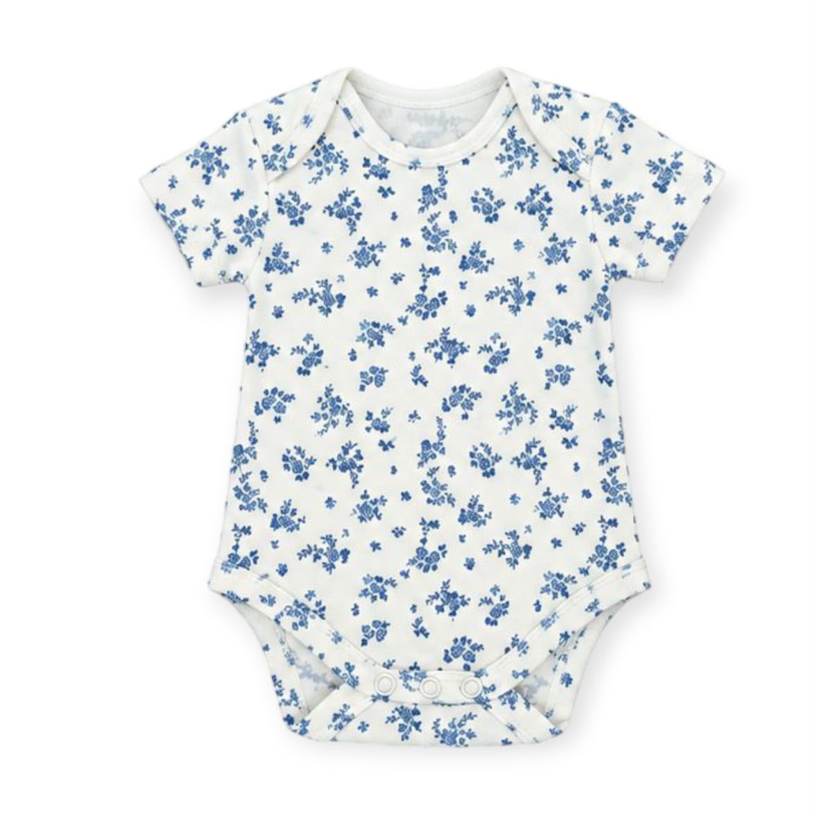 Body Suit - Blue Floral