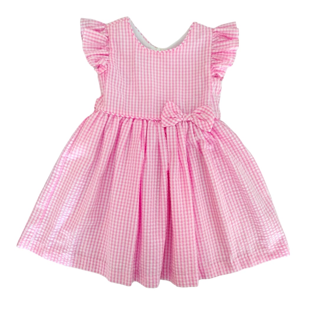 Pink Skater Bow Dress