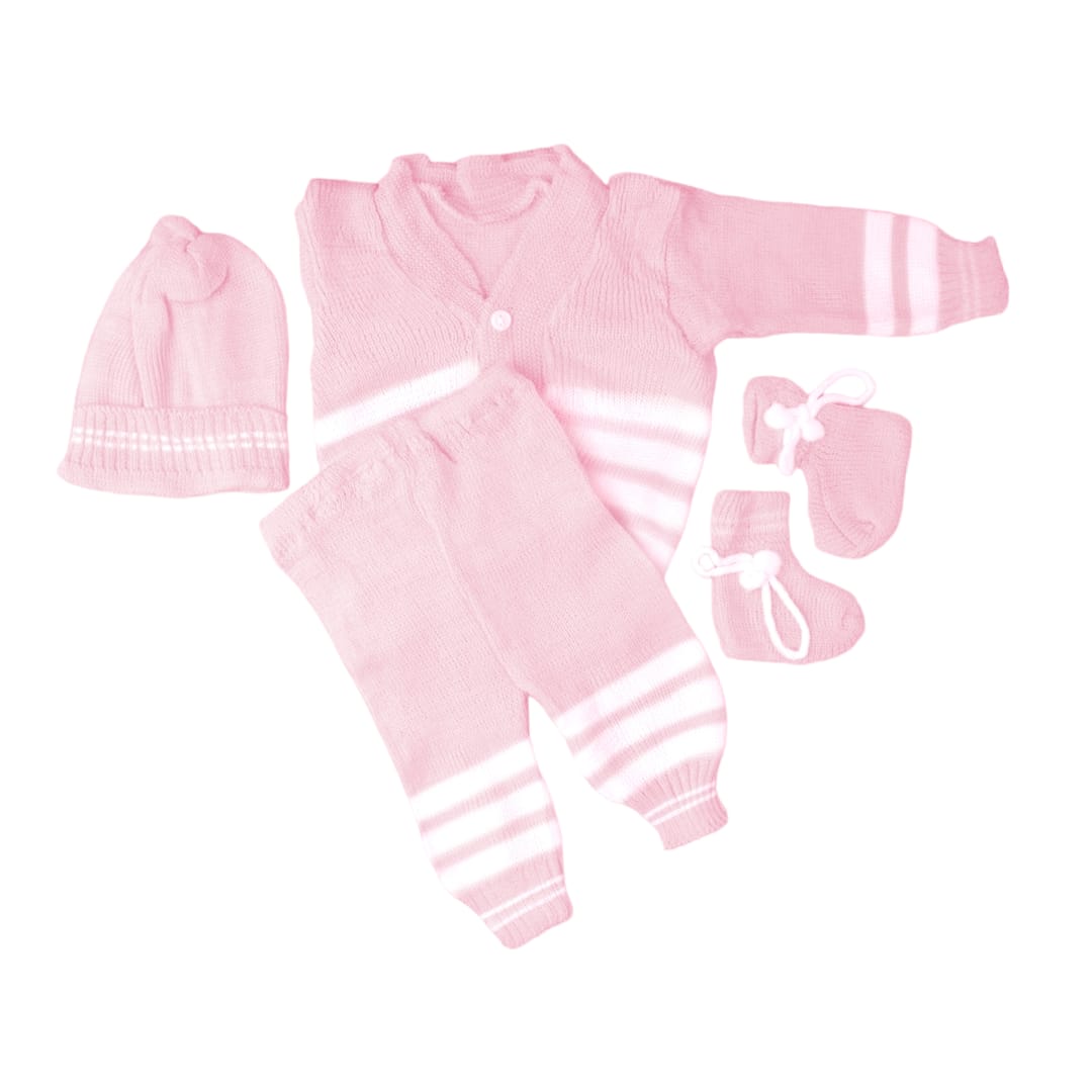 Warm Suit Set - Pink
