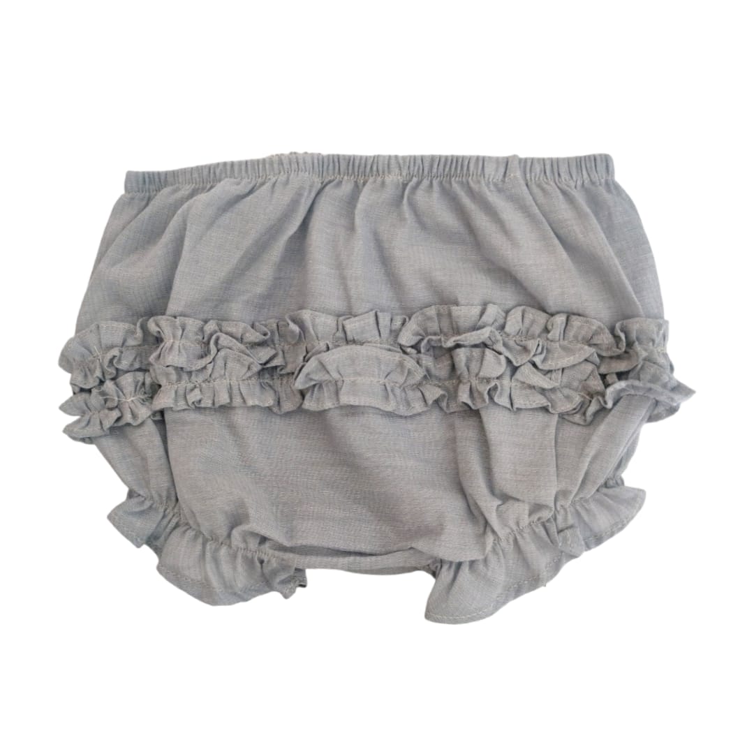 Baby Girl's Frill Panty - Gray