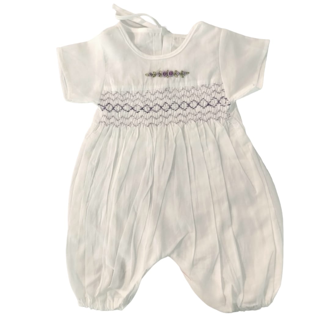 Baby Romper Dress - Purple Smoked