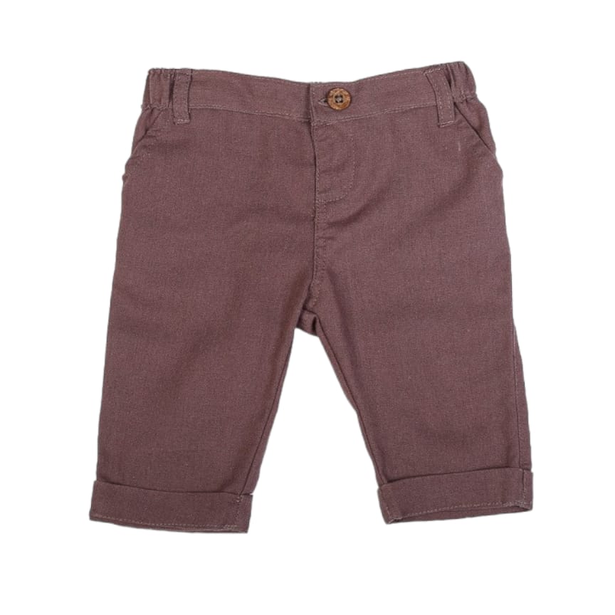 Boy's Capri Pant - Saddle Brown