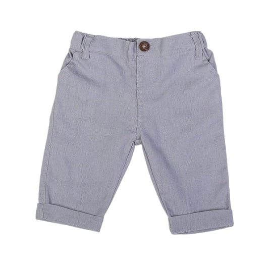 Boy's Linen Pant - Gray