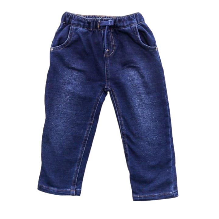 Drawstring Denim Trousers