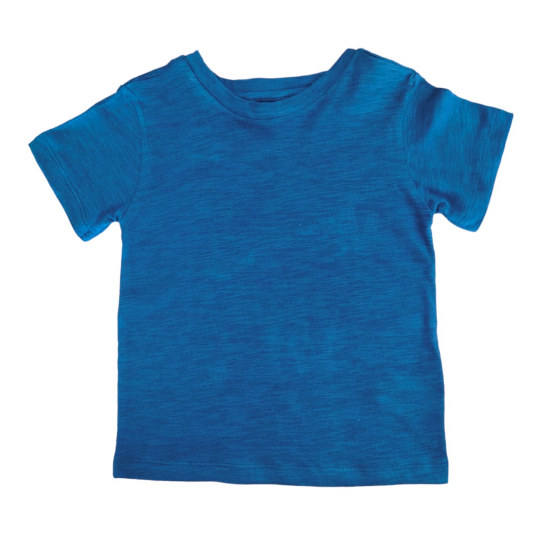 Boy's Plain T Shirt - Blue