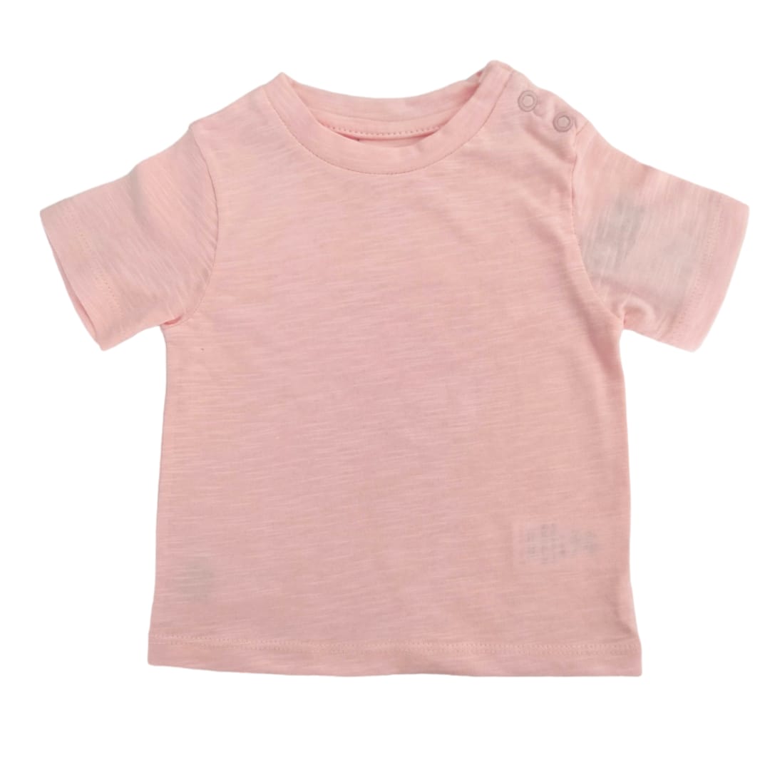 Boy's Plain T Shirt - Pink
