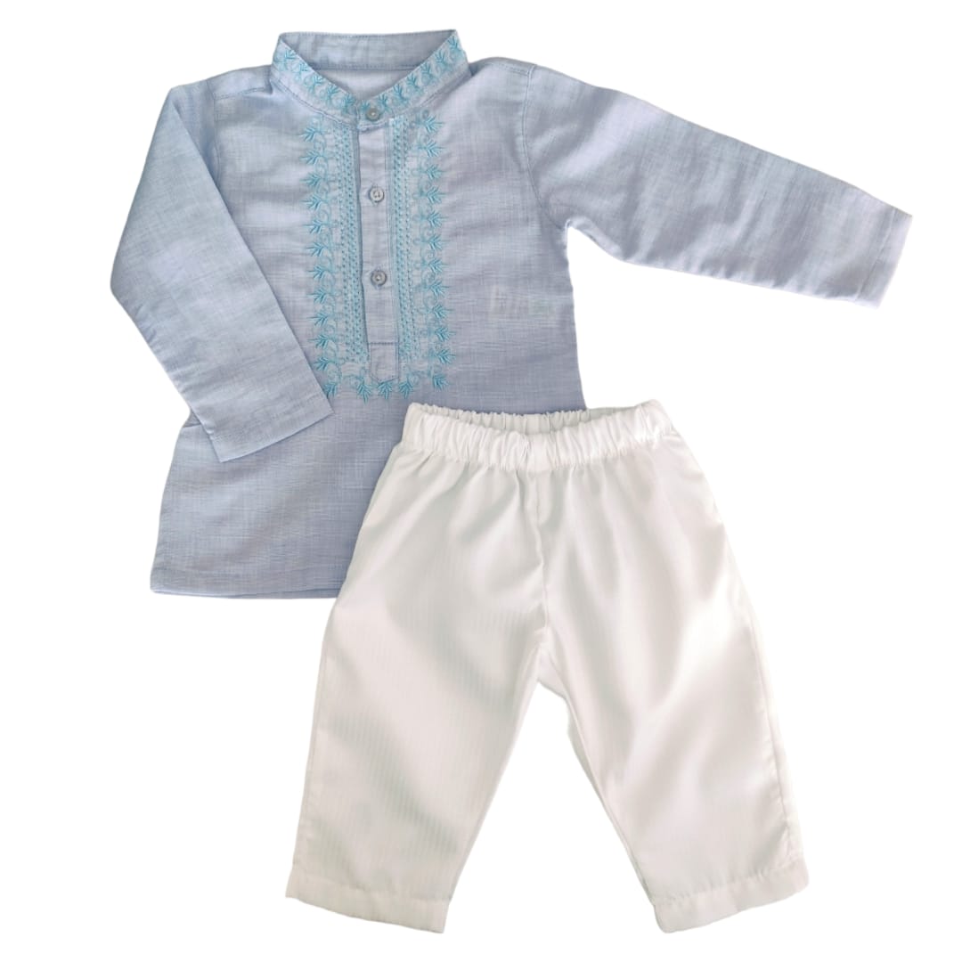 Boy's Kurtha Set - Blue