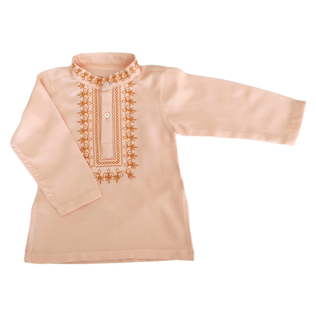 Boy's Kurtha Top - Orange