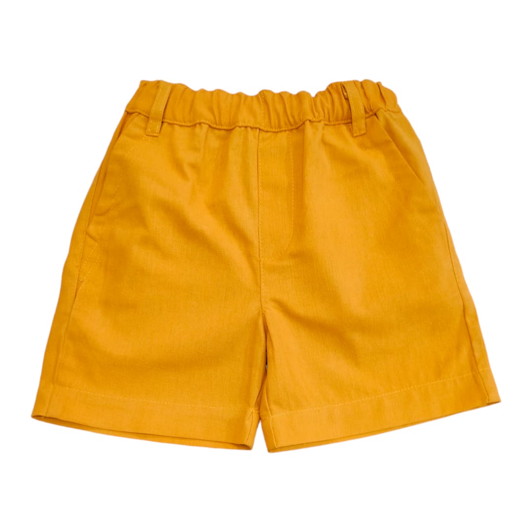 Boy's Short - Mustard Yellow