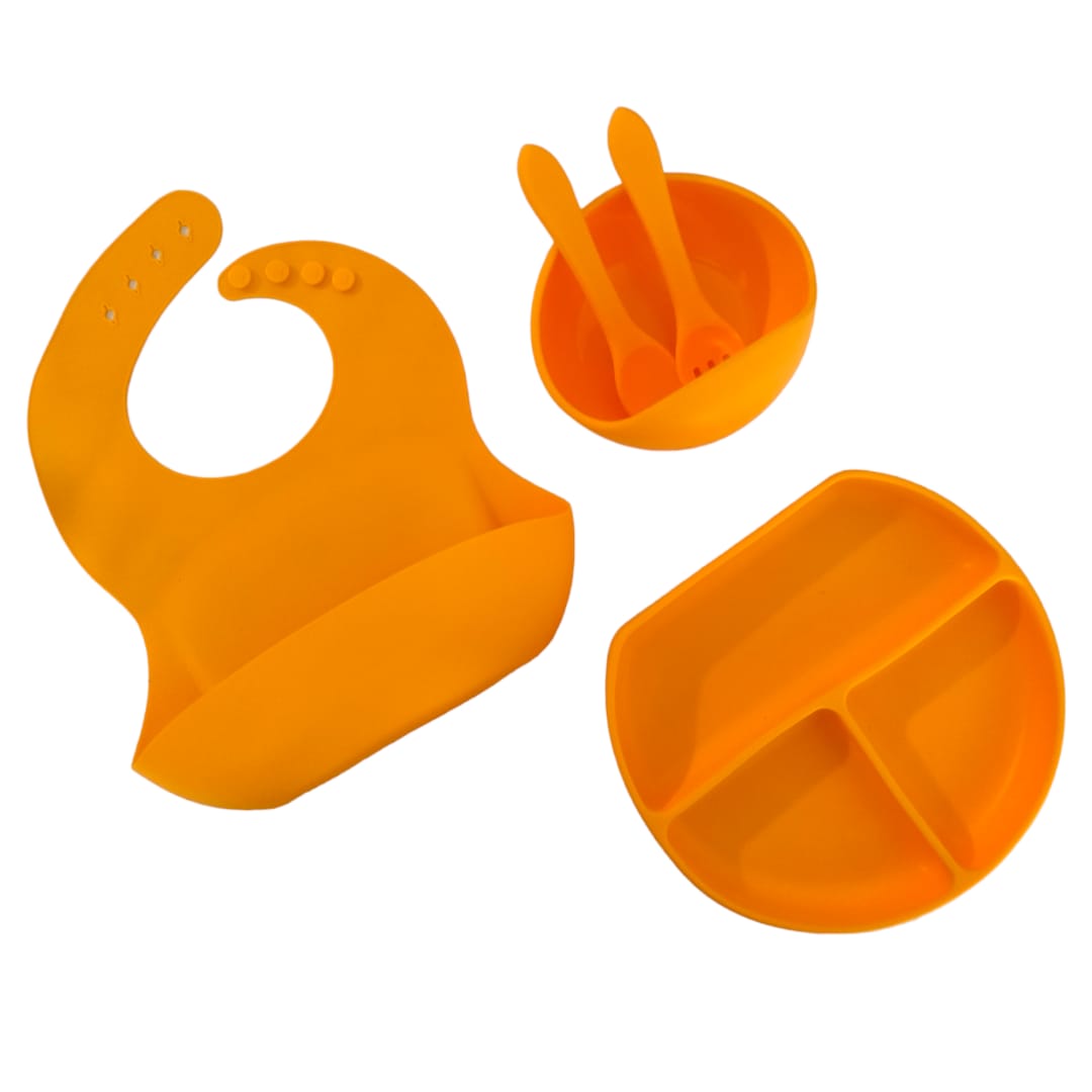 Silicon Feeding Set - Yellow