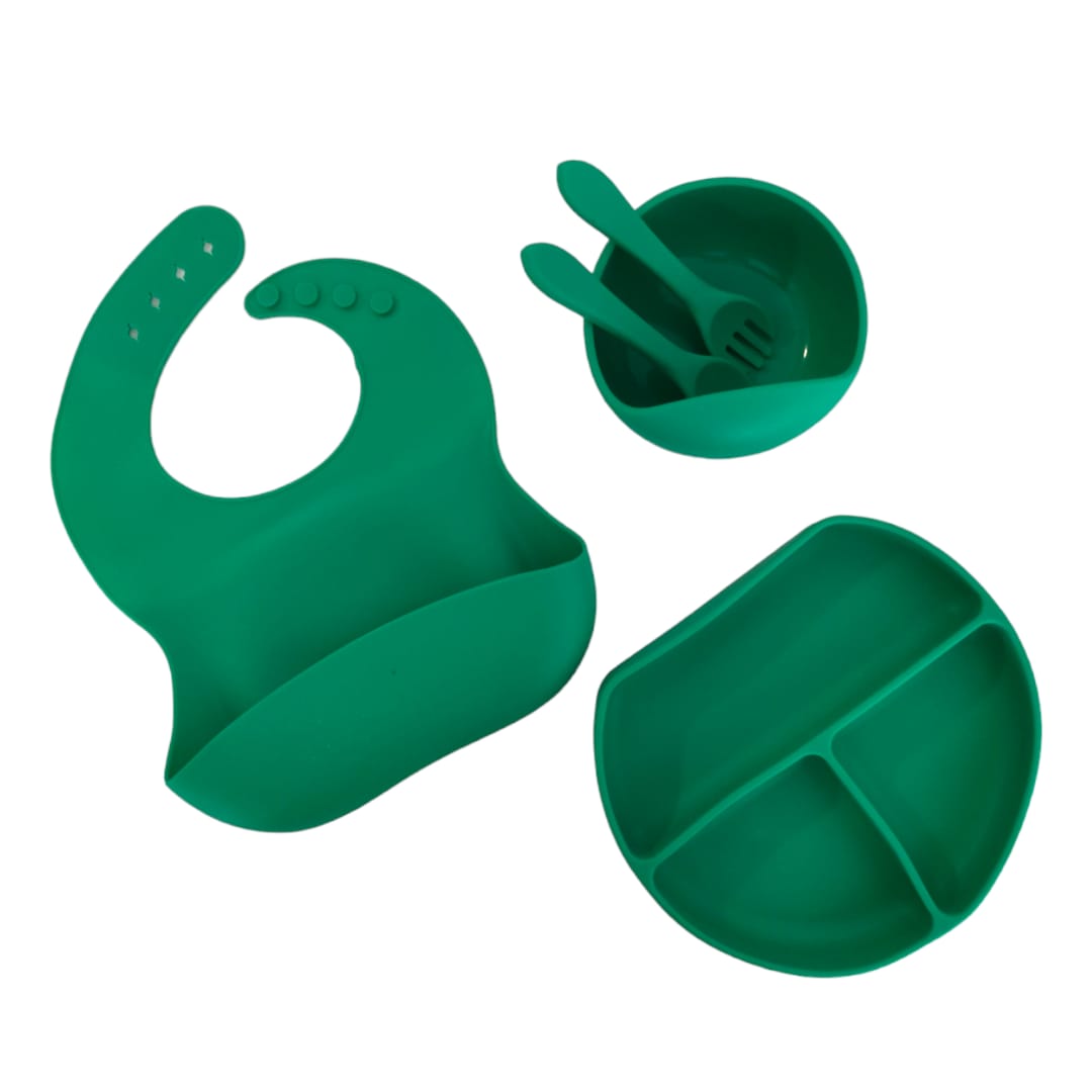 Silicon Feeding Set - Green
