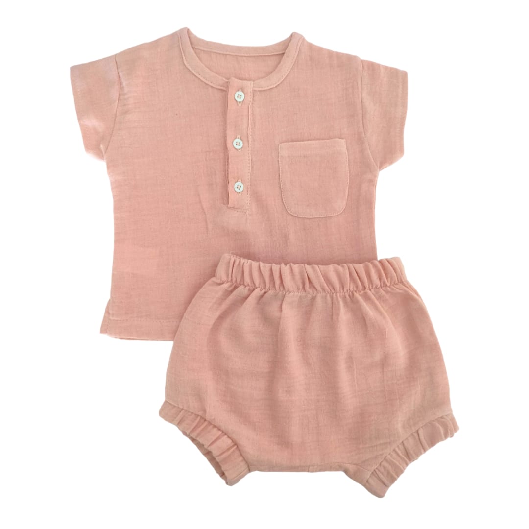 2 Pcs Set - Peach