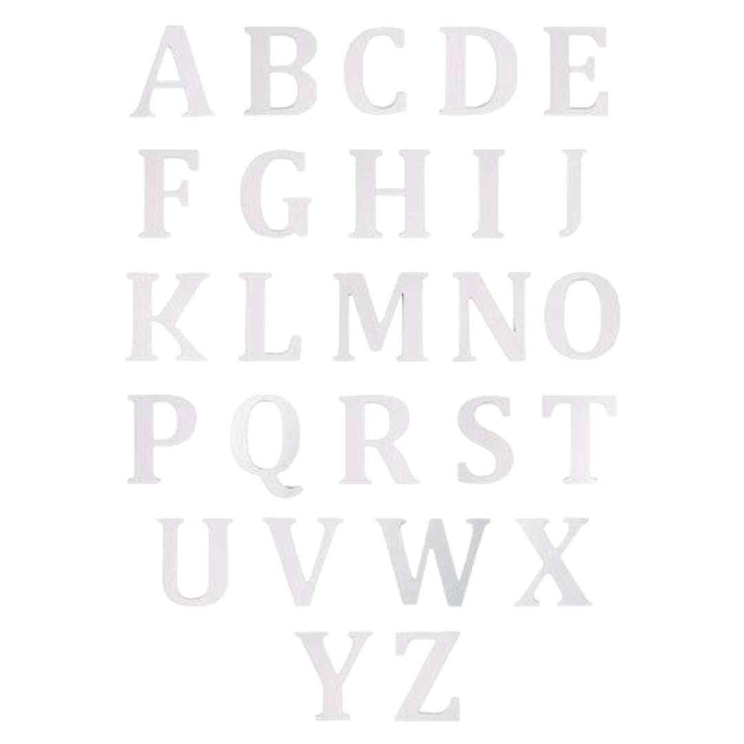 Wooden Alphabet Letters