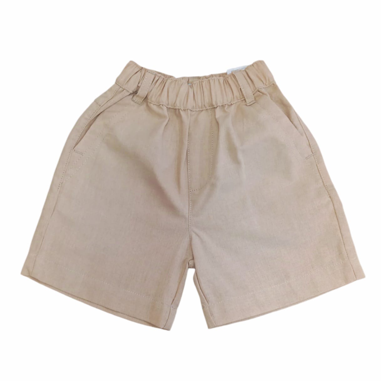 Boy's Linen Short - Beige