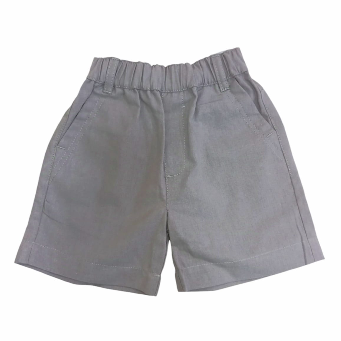 Boy's Linen Short - Light Ash