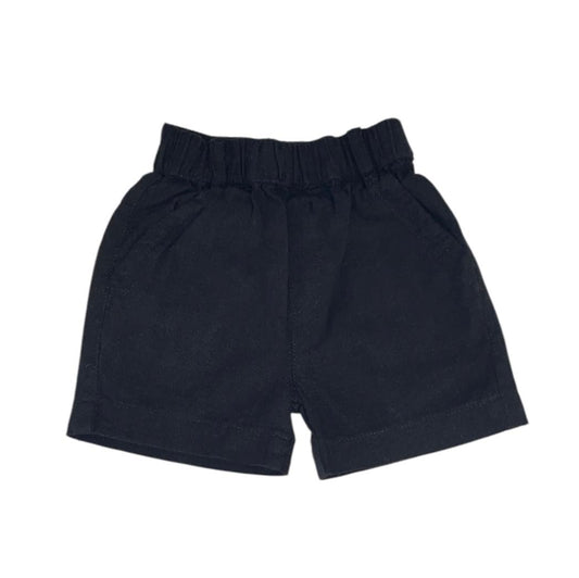 Pocketing Linen Short - Black