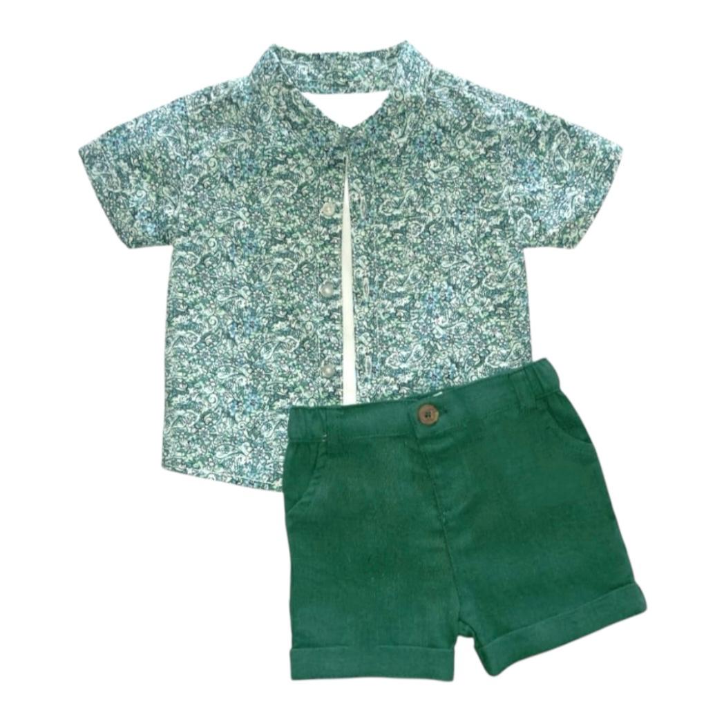 Boy's Greenish Outfit Set