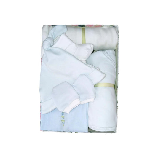 Newborn Baby Essentials 10pcs Gift Box - Blue