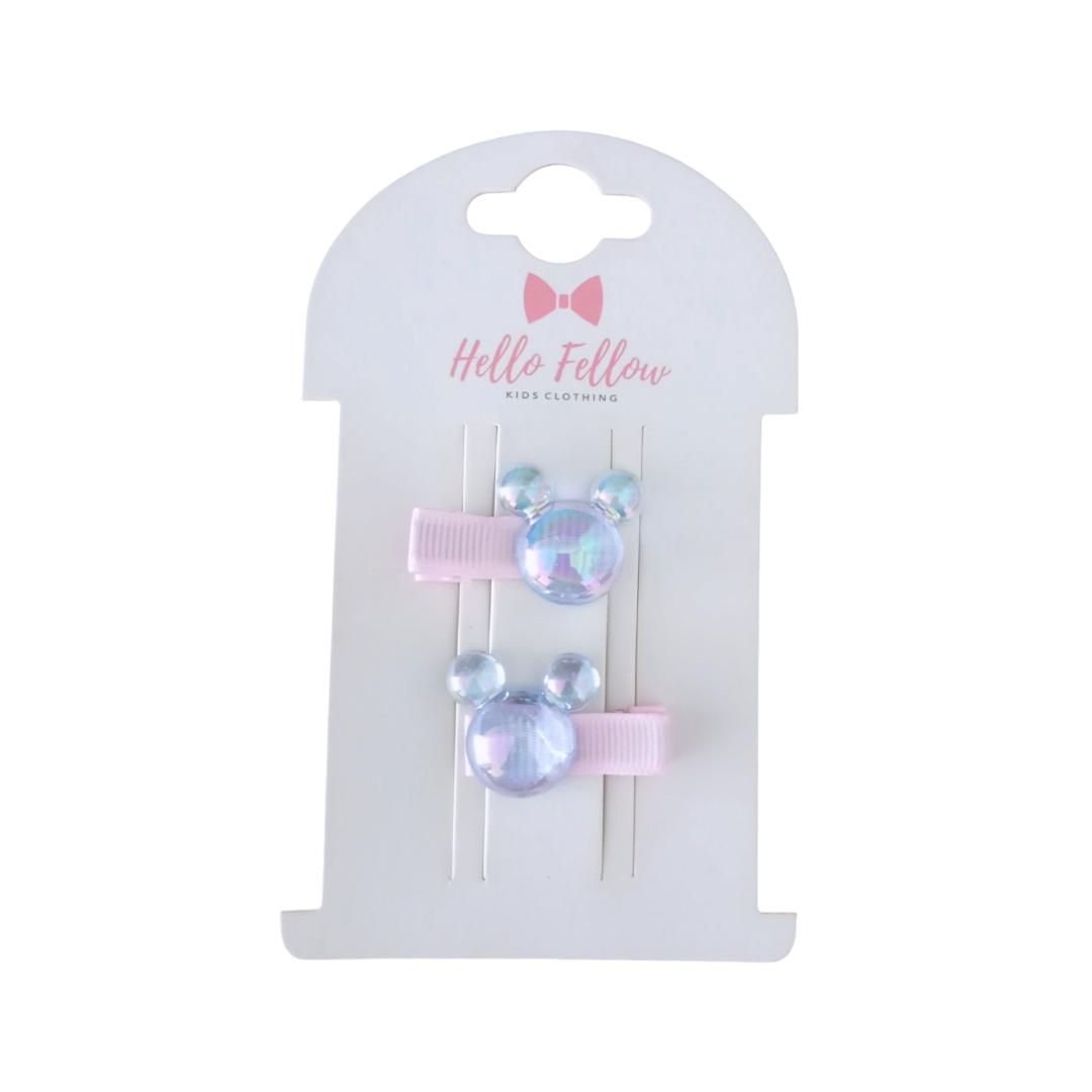 Girl's Hair Clips - Blue