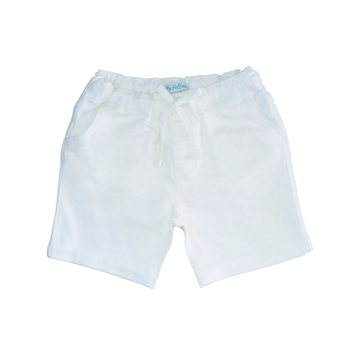 Denim Cord Short - White