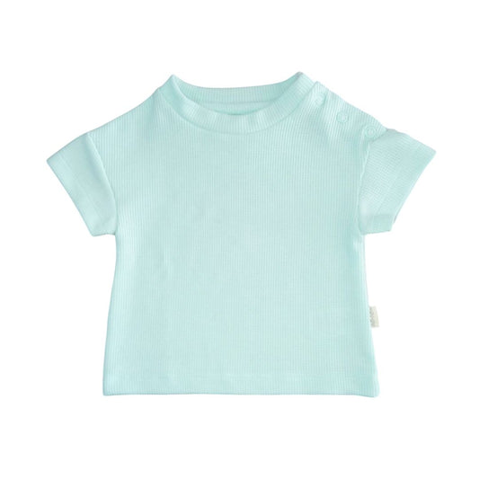 Drop Shoulder T Shirt - Mint Green