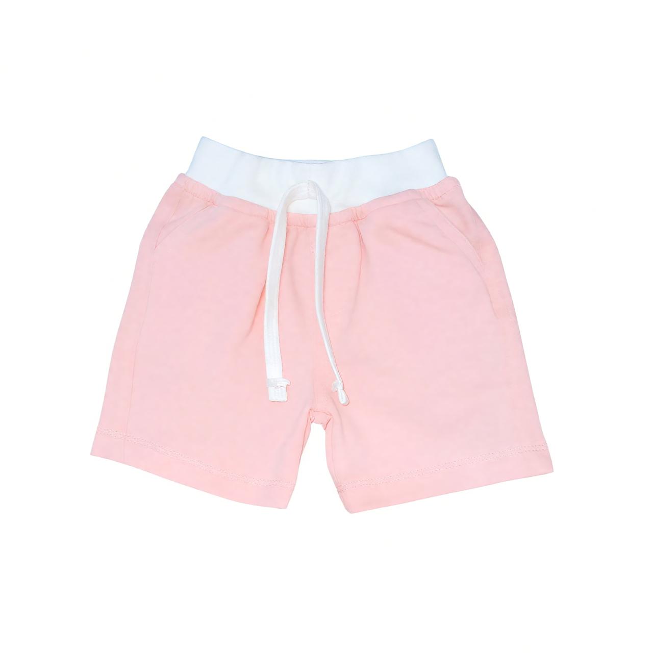 Kids Rib Short - Peach