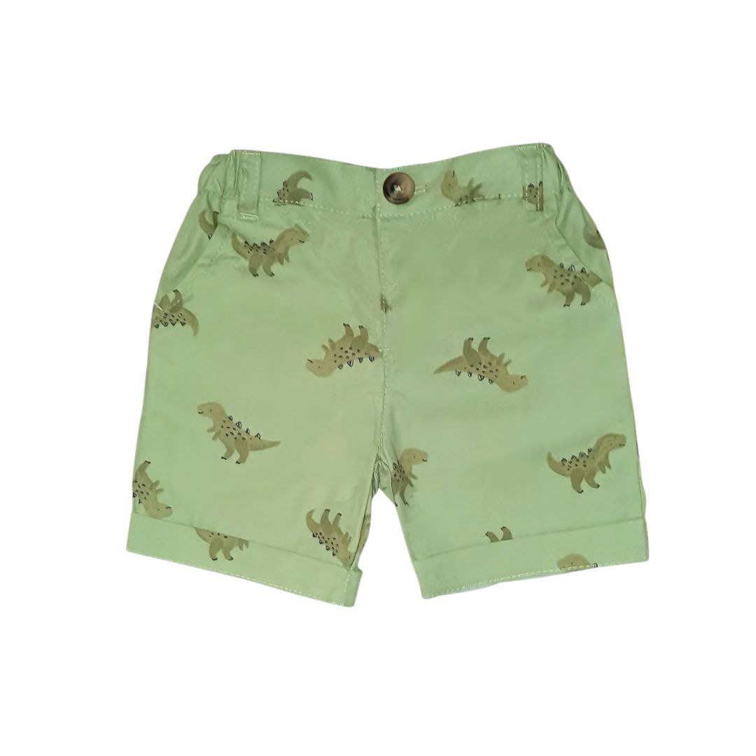 Dino Print Short - Green