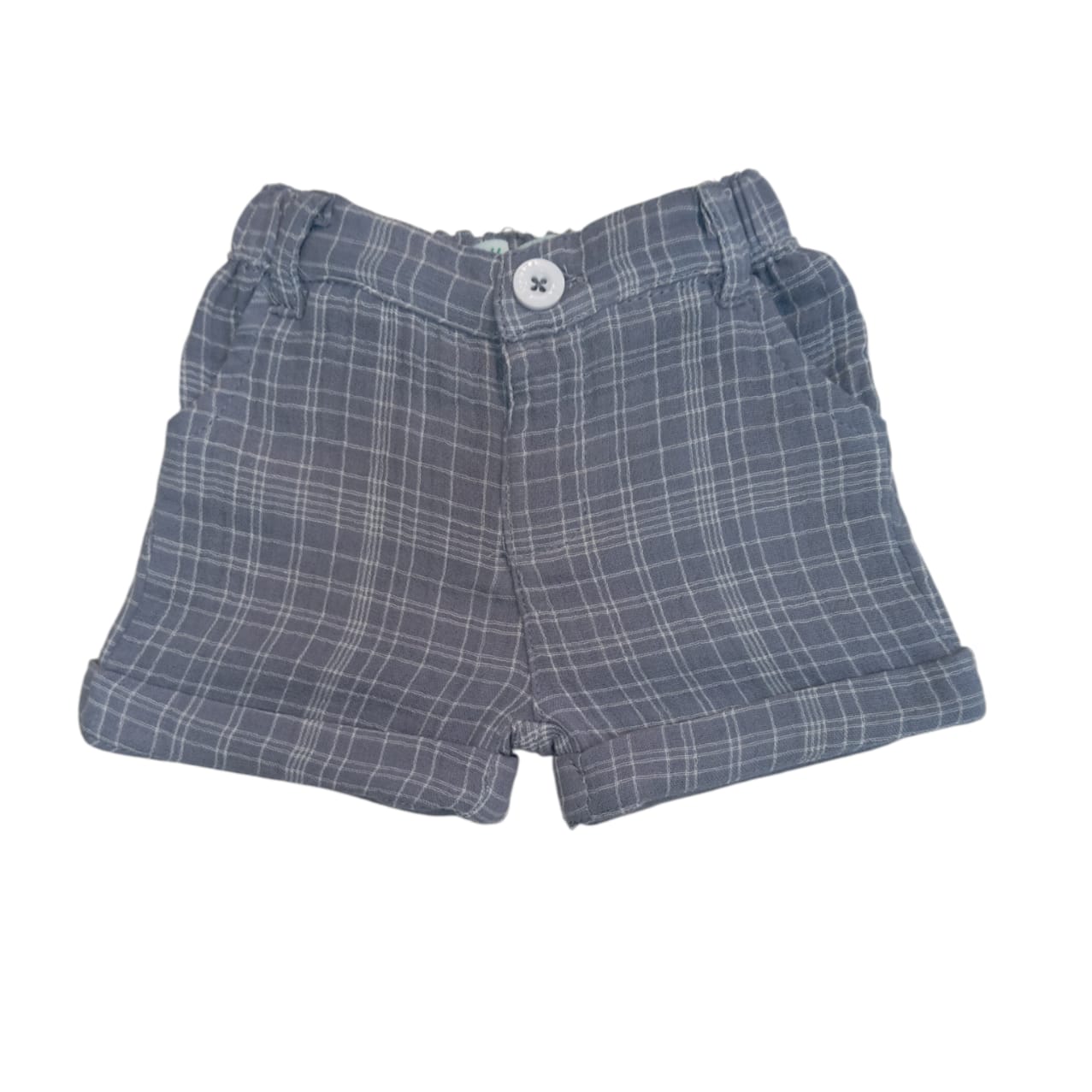 Grey Short with White Stripes