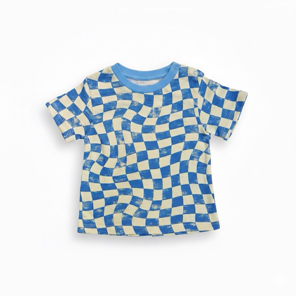 Blue Printed T - Shirt