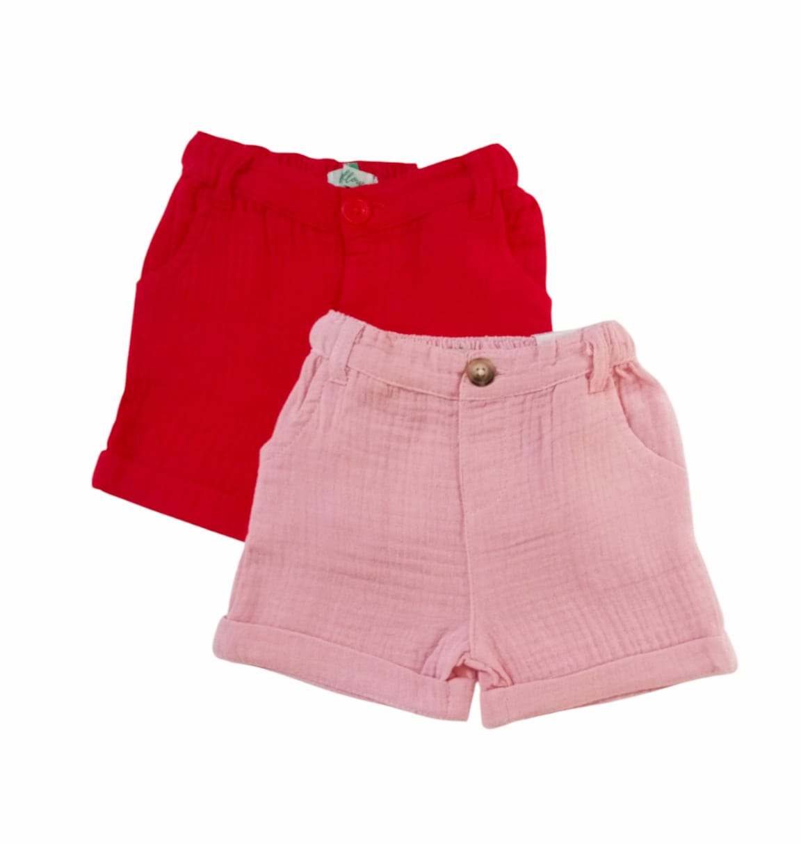 Short Set - Red & Pink