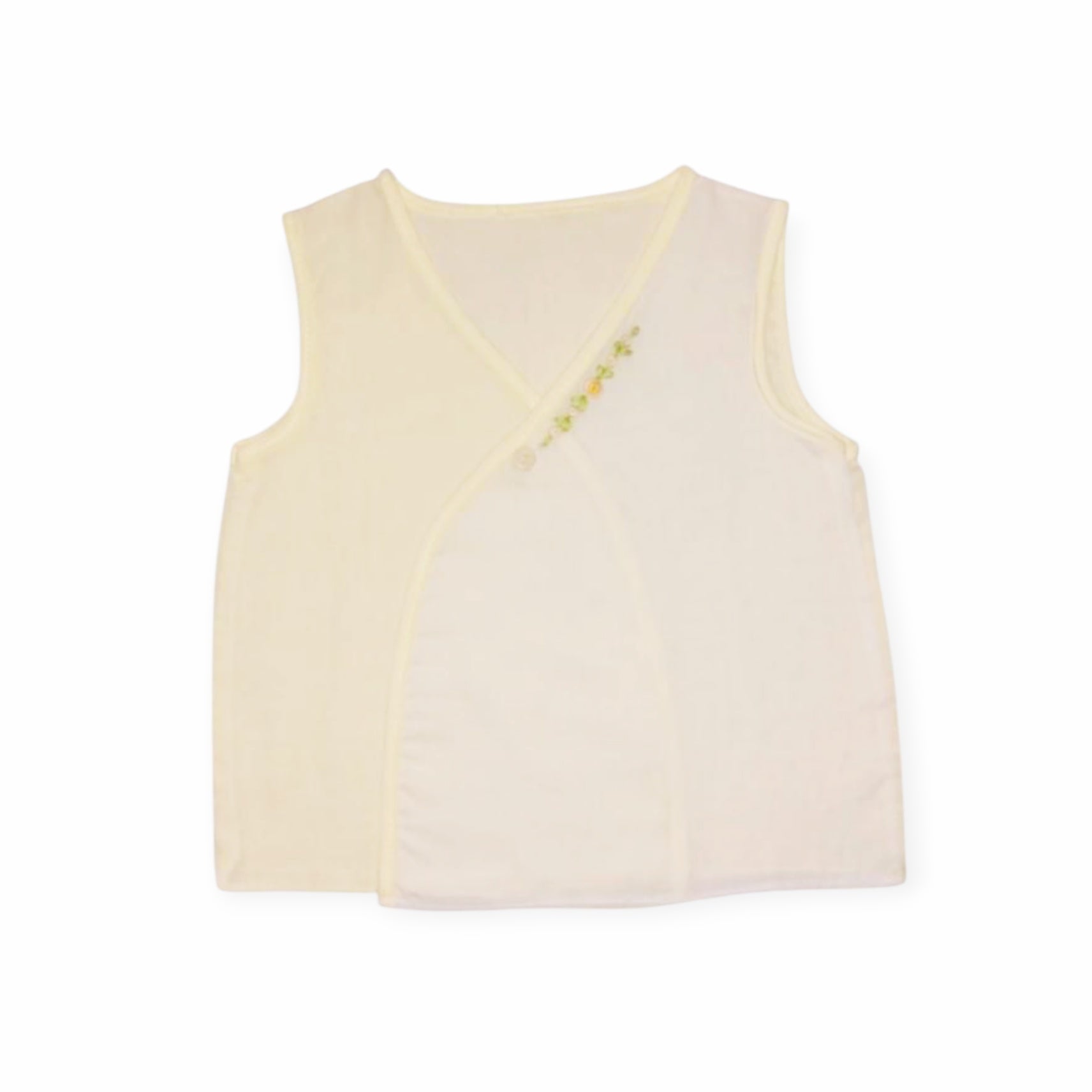 Newborn Baby Shirt Dress - Yellow