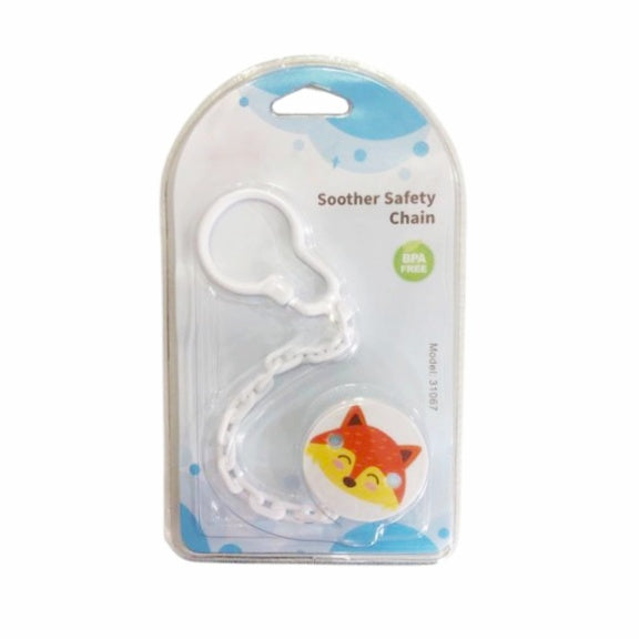 Soother Safety Chain - Baby Fox