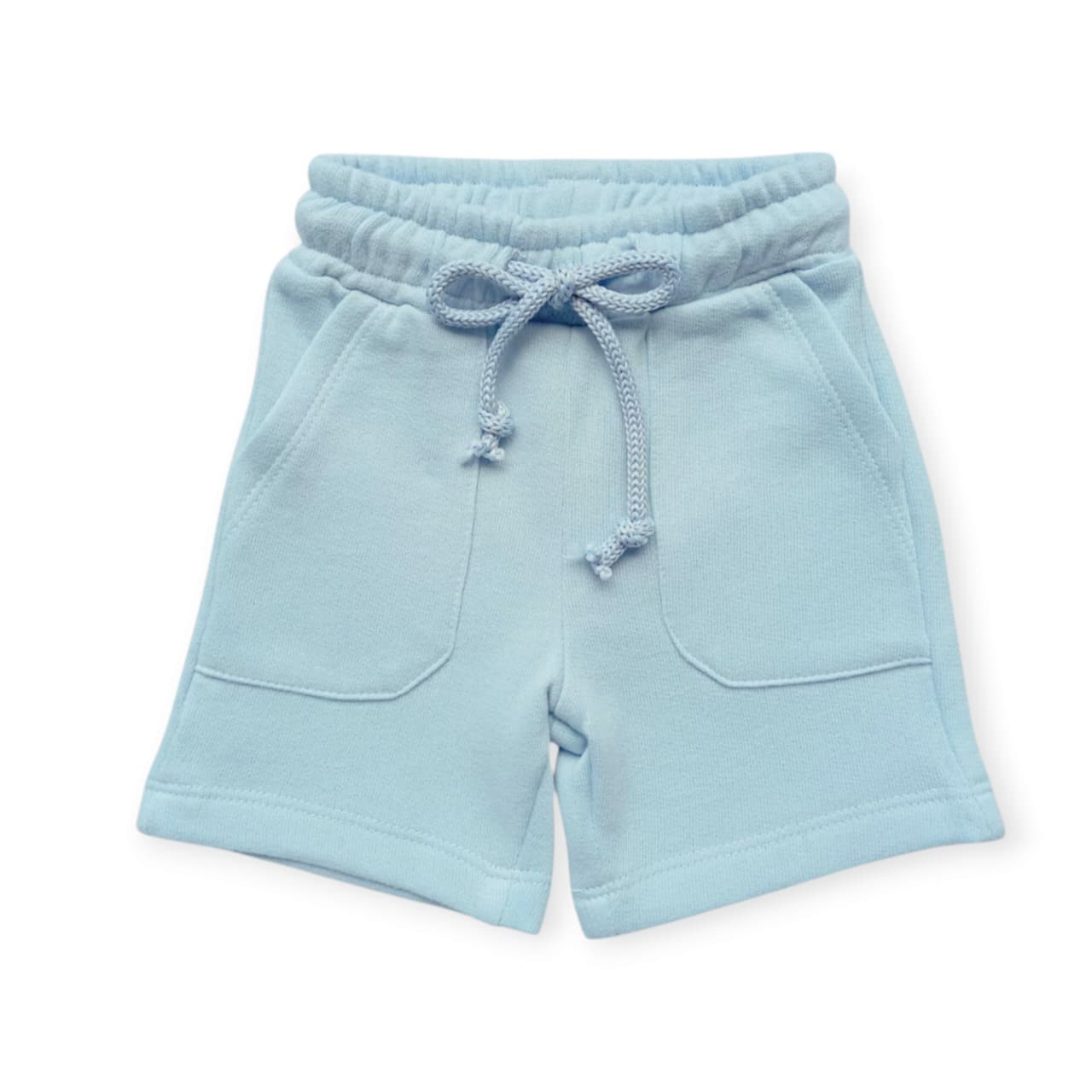 Rib Short - Baby Blue