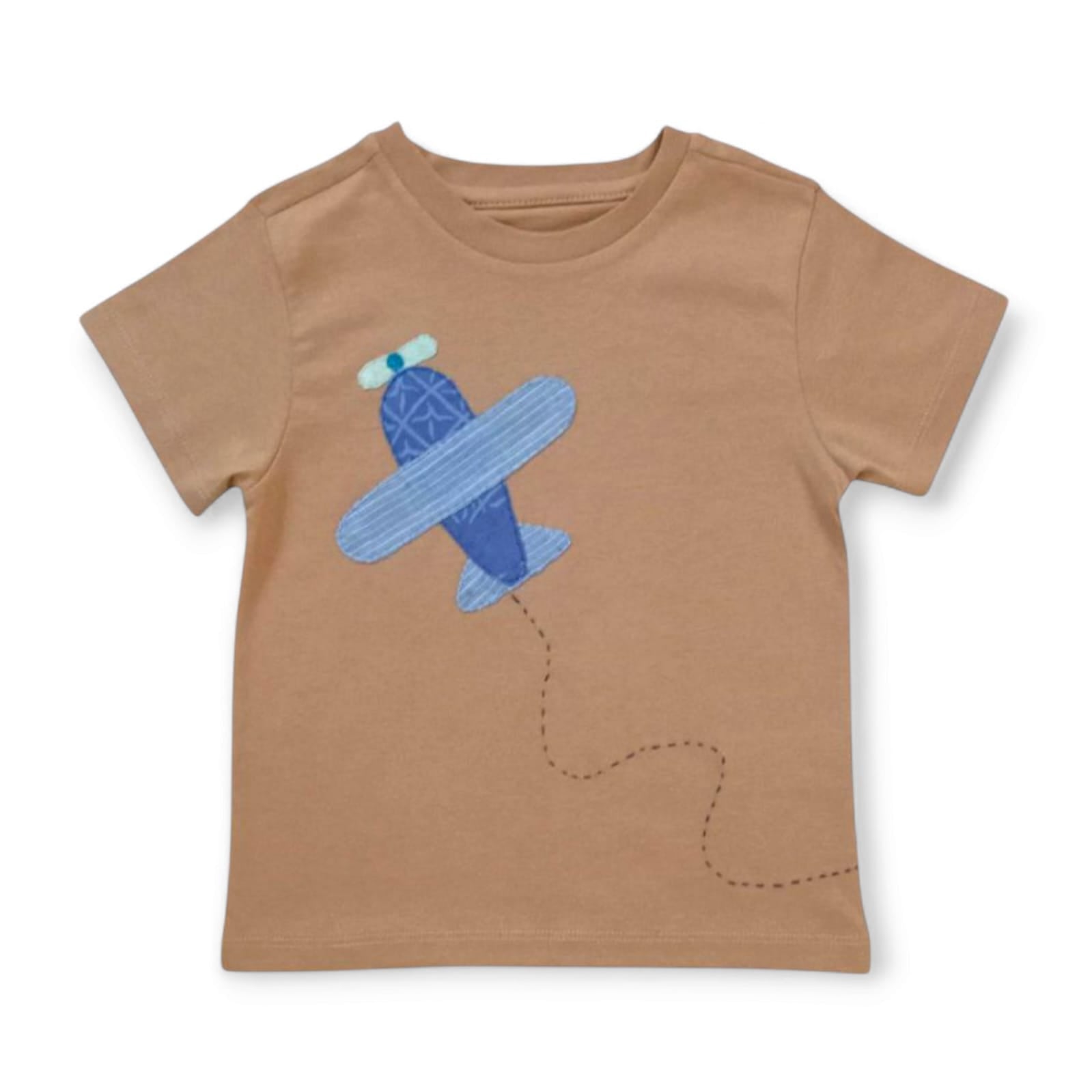 Brown T-shirt - Airplane