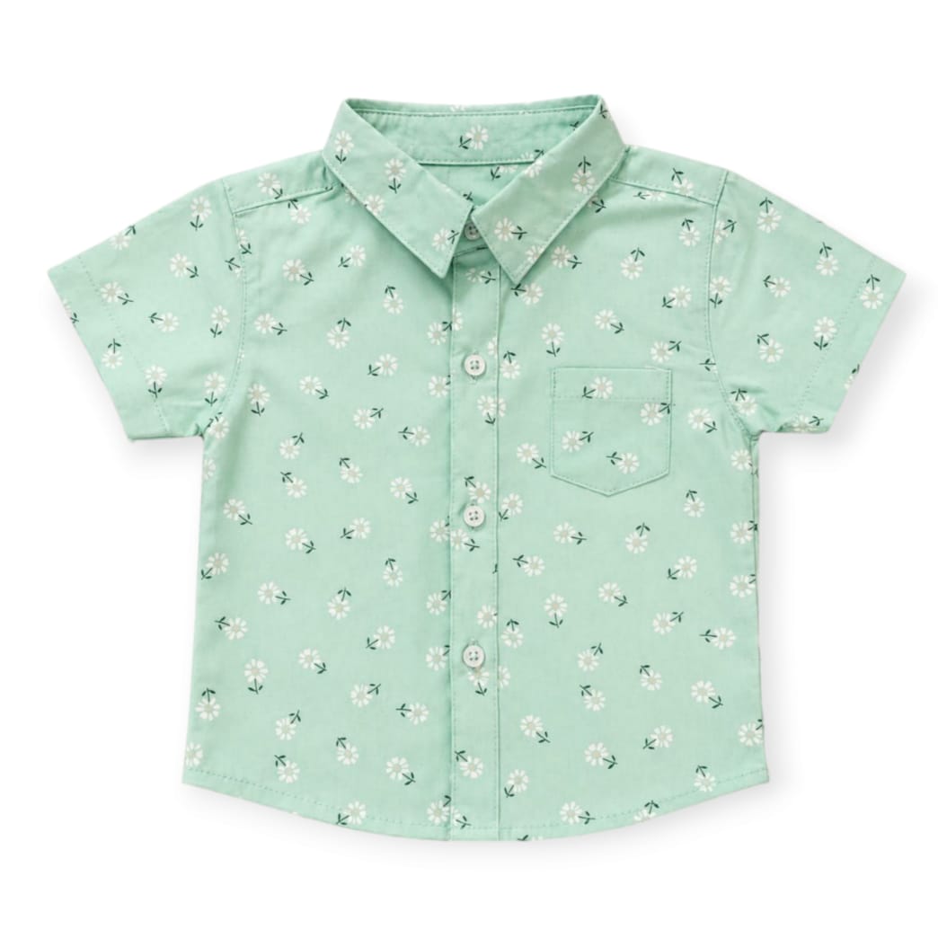 Floral Shirt - Green