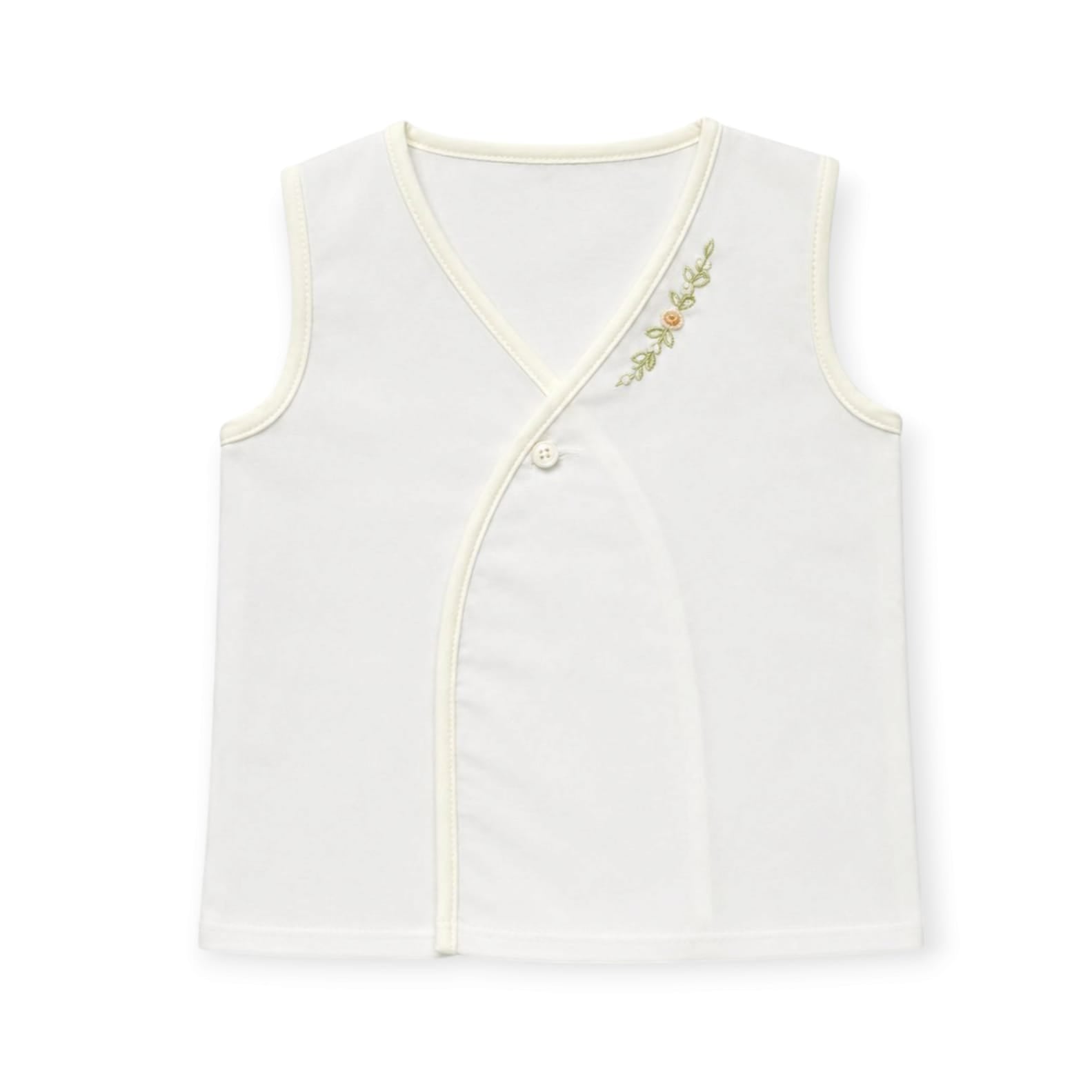 Blossom Wrap Newborn Dress - Yellow