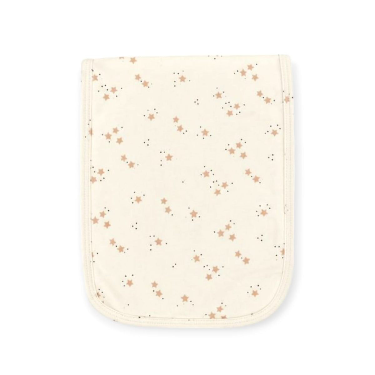 Burp Cloth - Brown Star