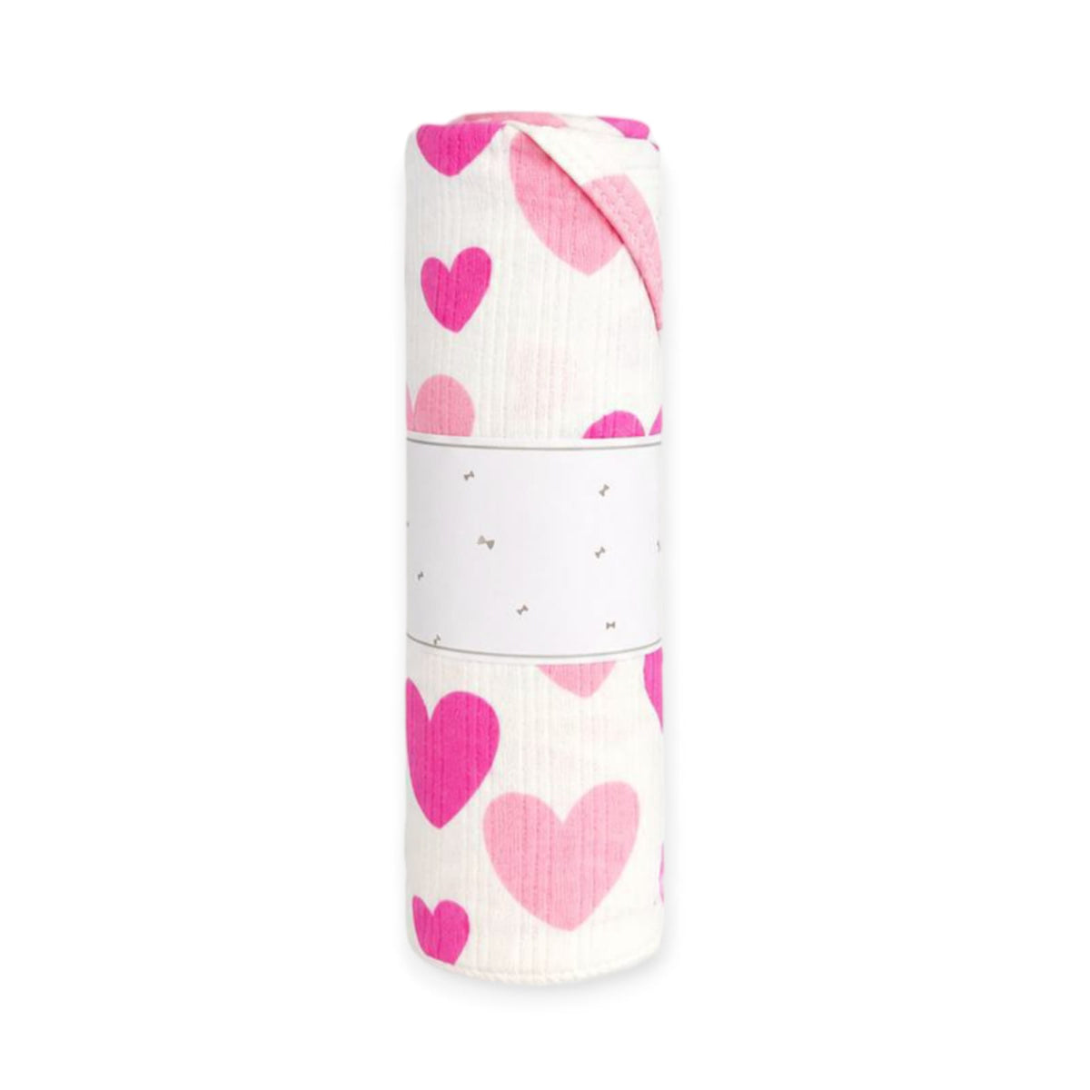 Hooded Blanket - Pink Heart