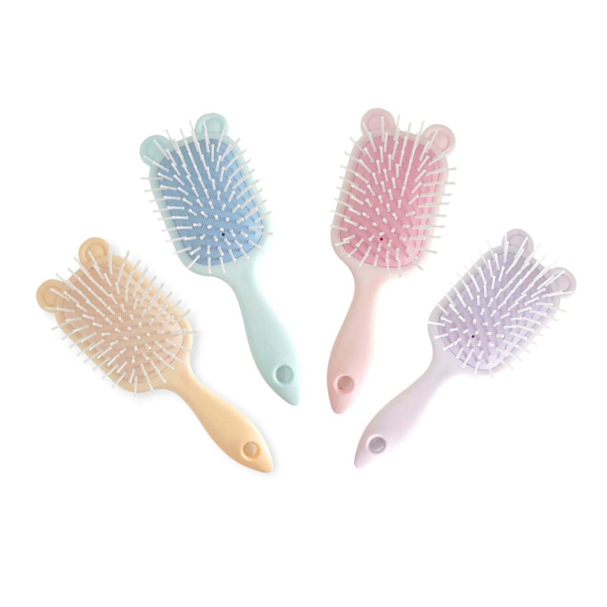 Hair Brush with Comb-Bear