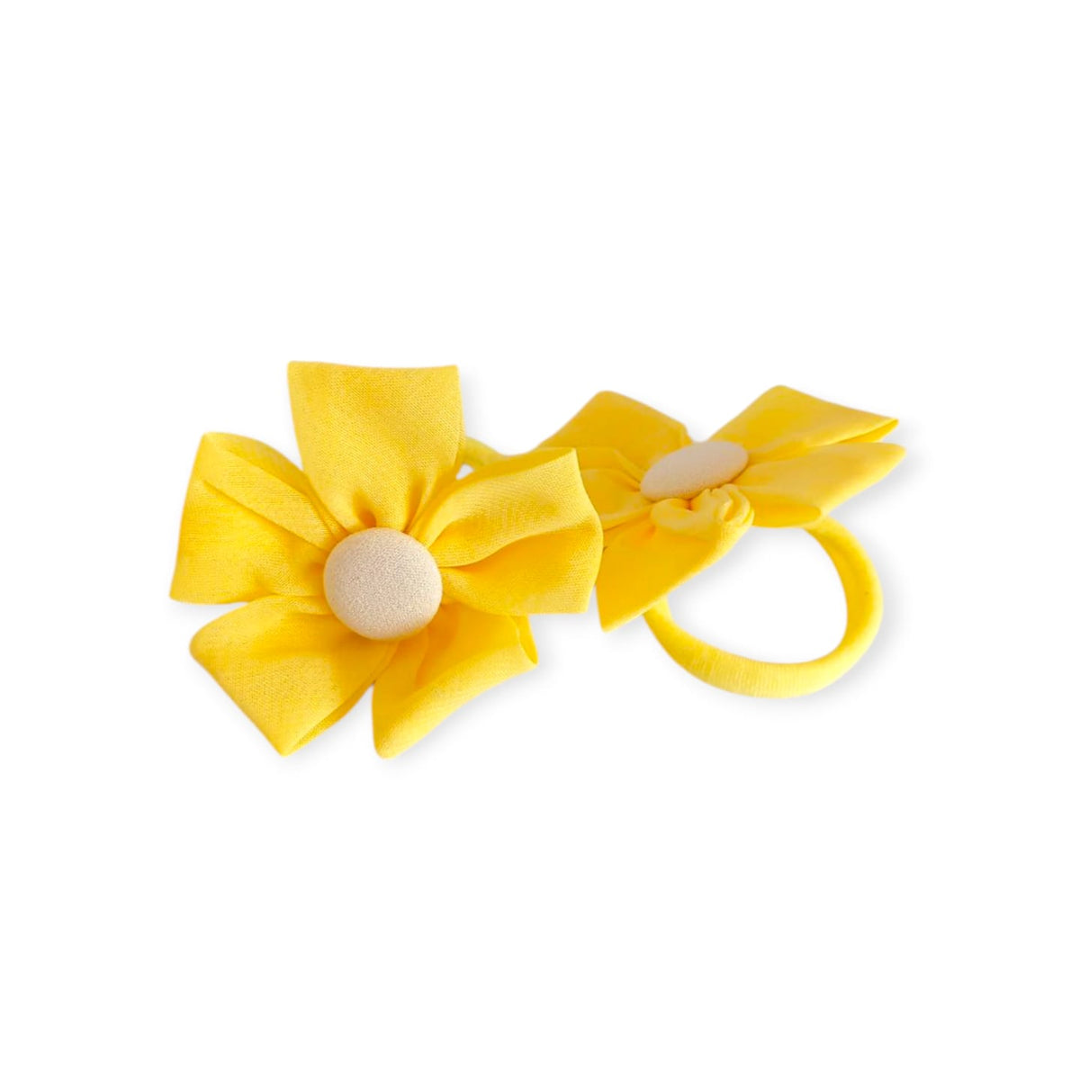 Flower Wool Band - Yellow