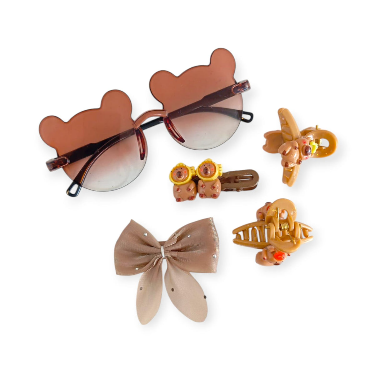 Sunglass with Hair Clip Set