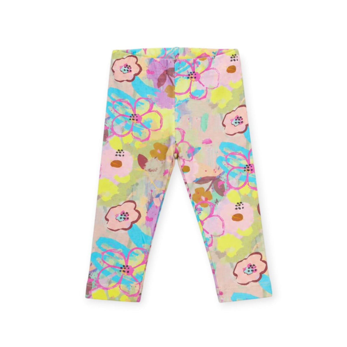 Rainbow Flower Print Legin