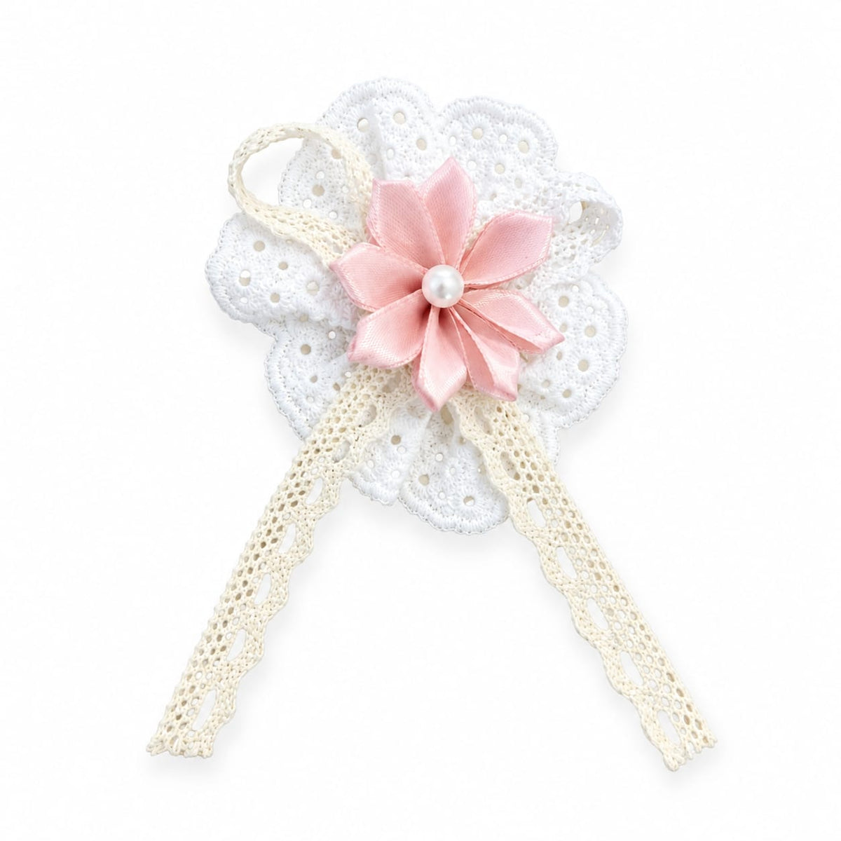 Elegant Pearl Flower Hair Clip