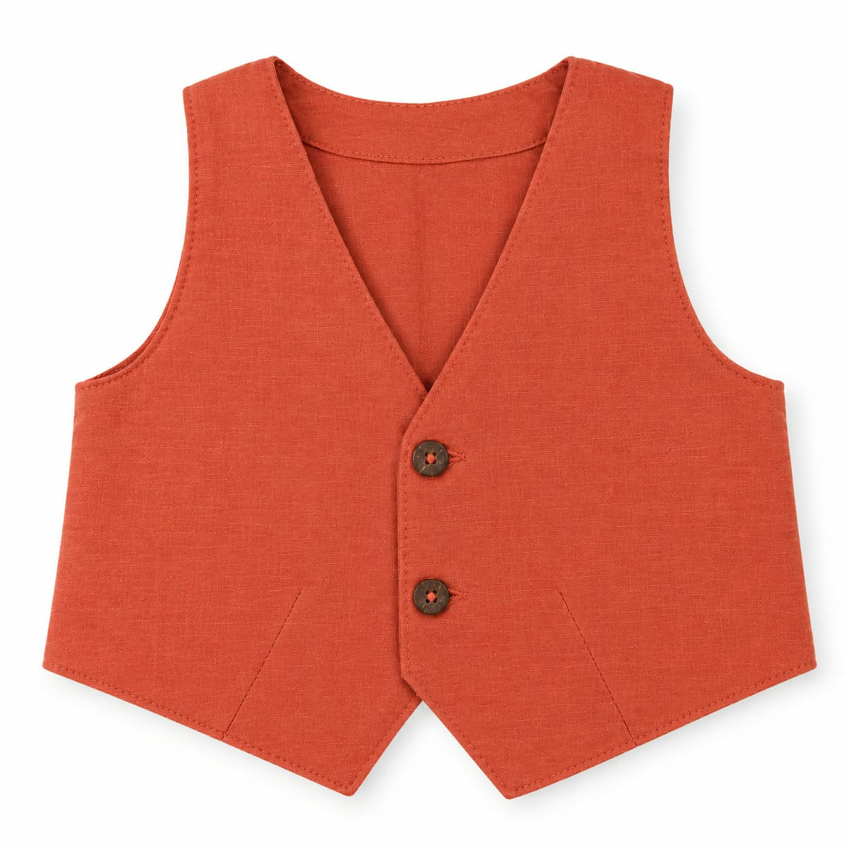 Waist Coat - Cherry Red