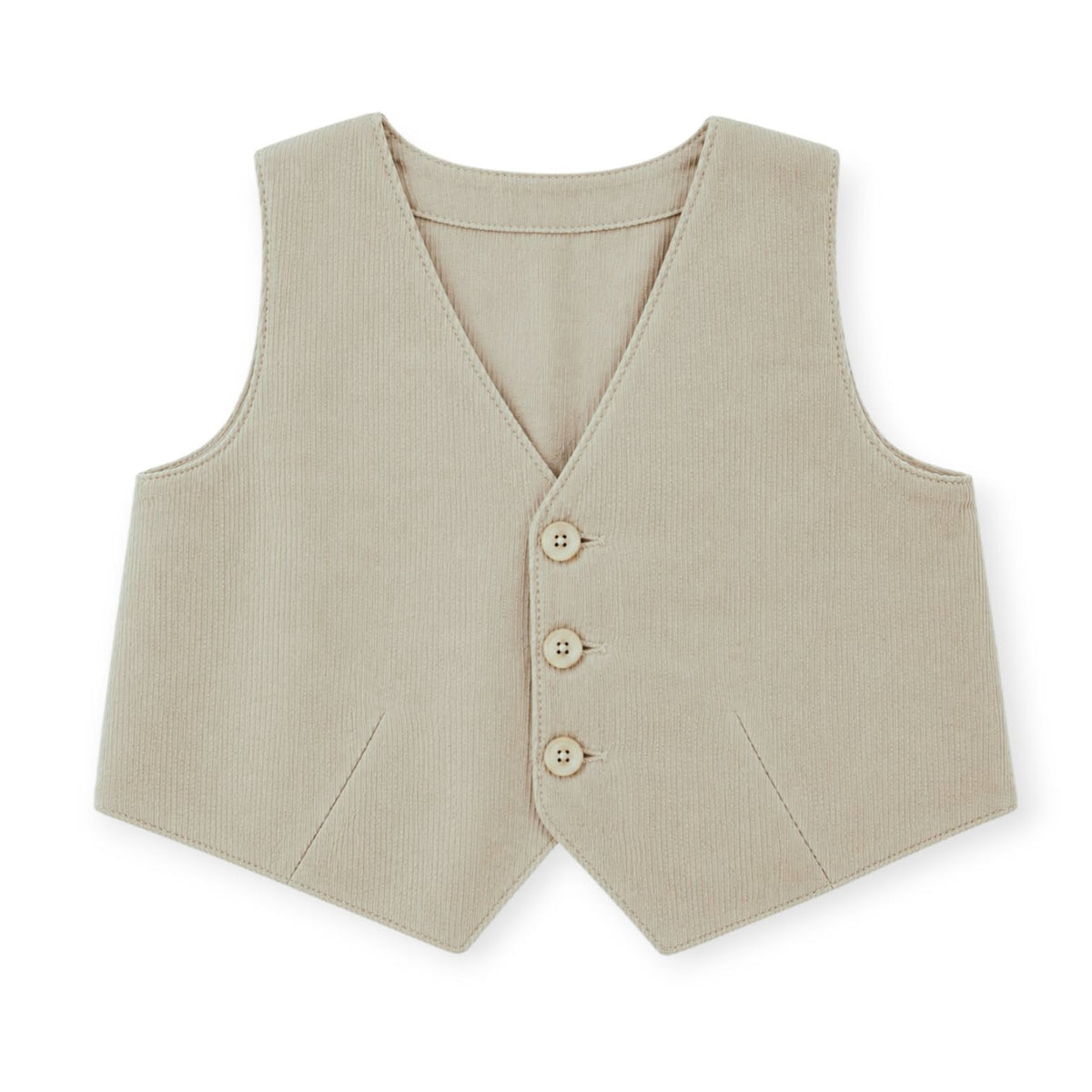 Waist Coat - Light Beige
