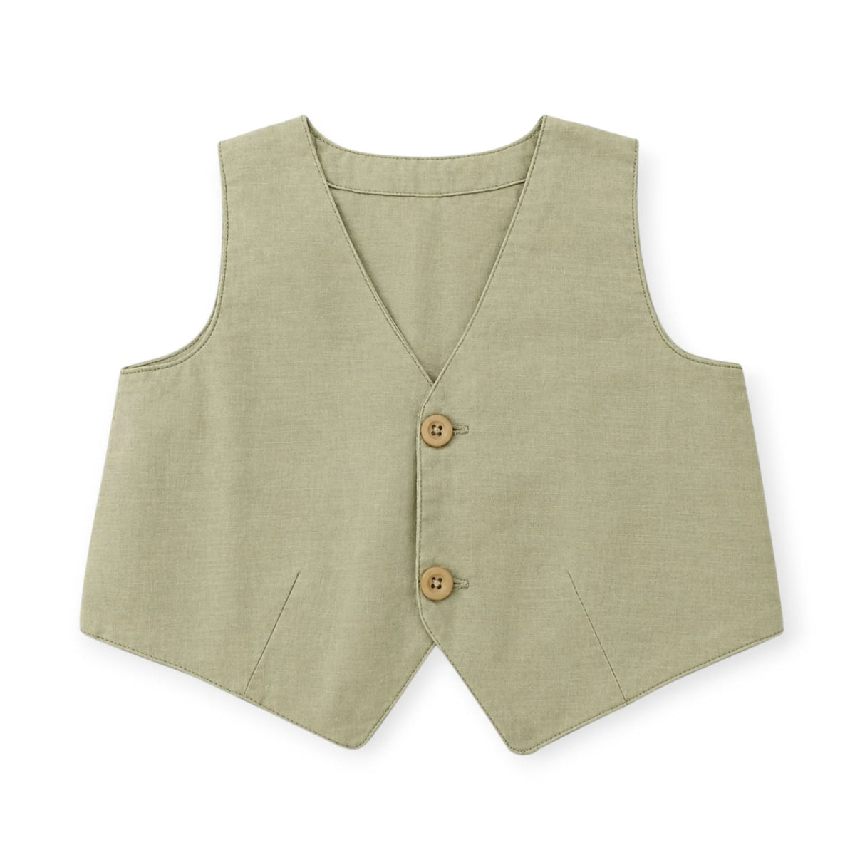 Waist Coat - Mint Green