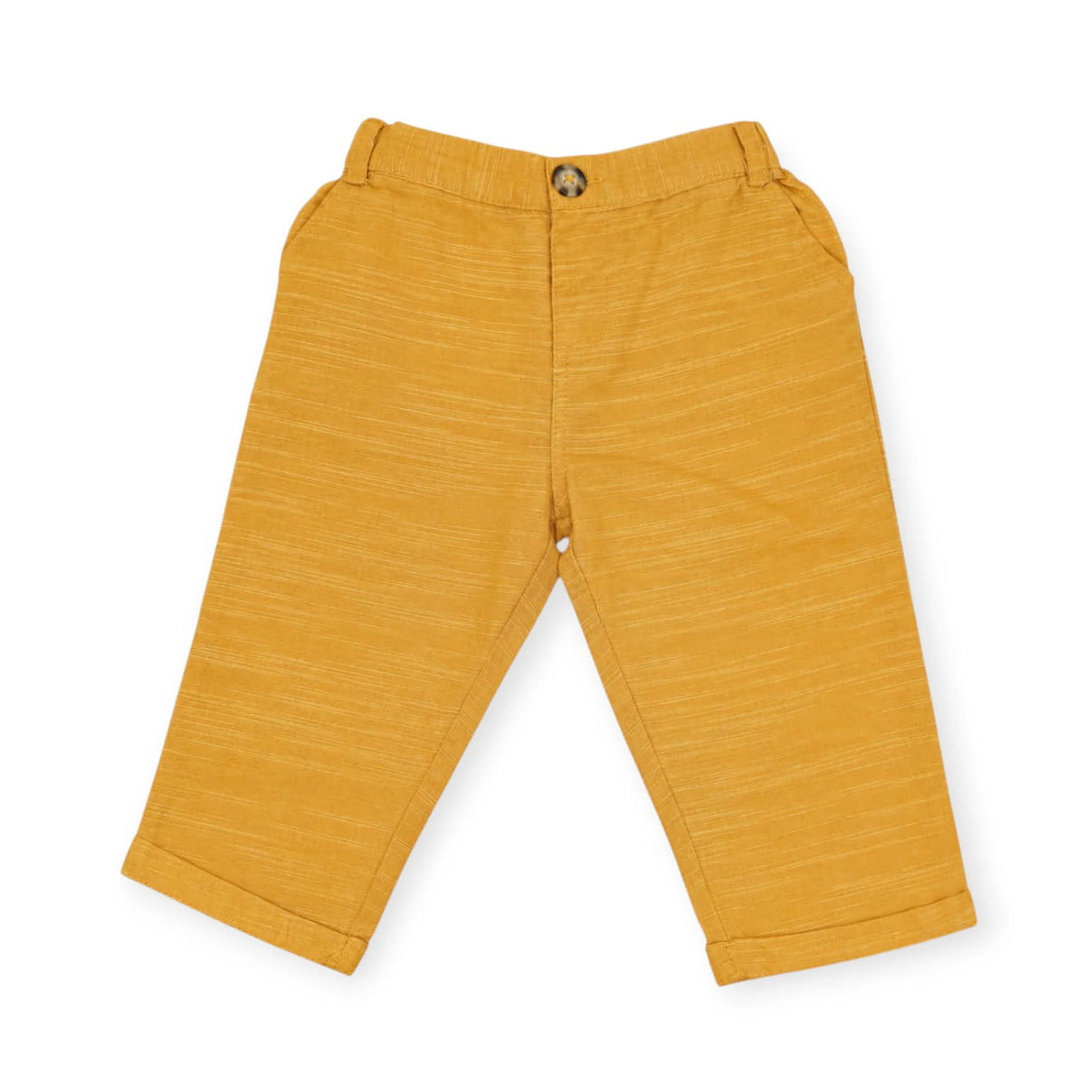 Orange Linen Pant